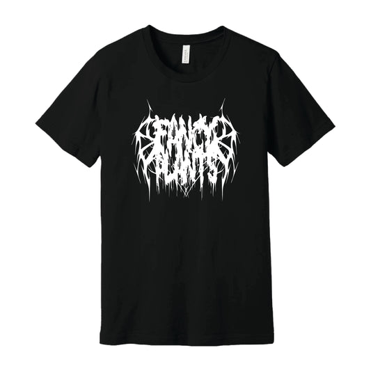 fancy plants black metal inspired tshirt