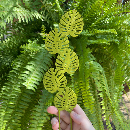 monstera leaf plant trellis (various colors)