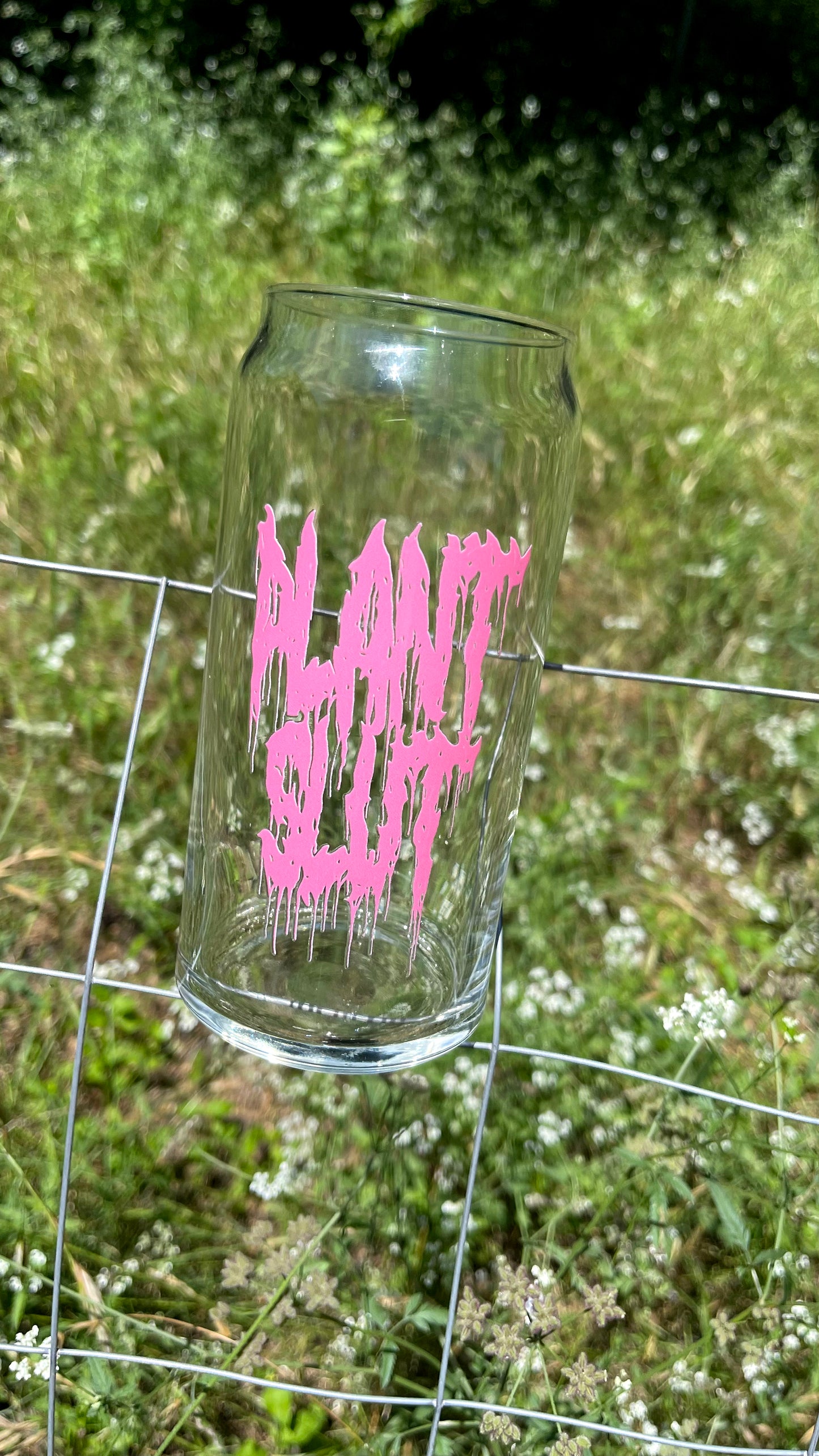 plant slut can glass