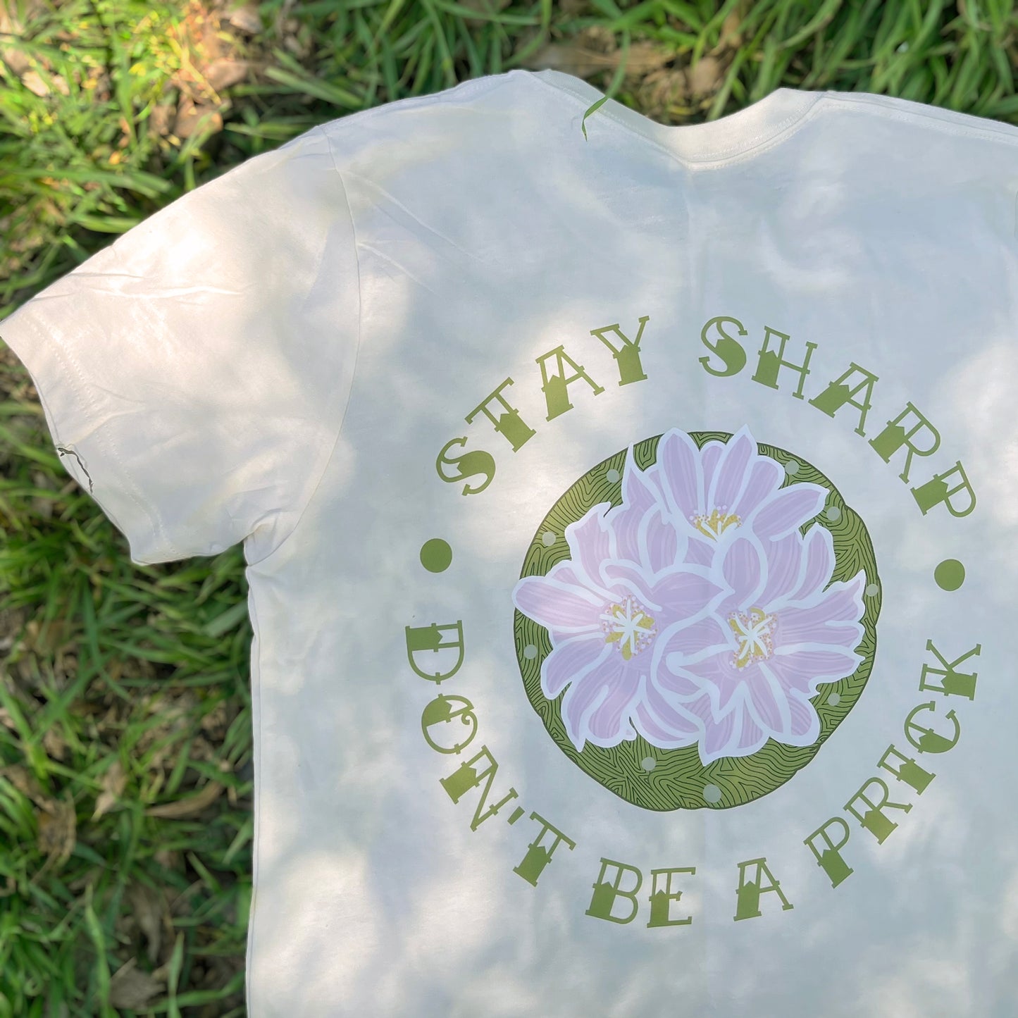 stay sharp cactus t-shirt